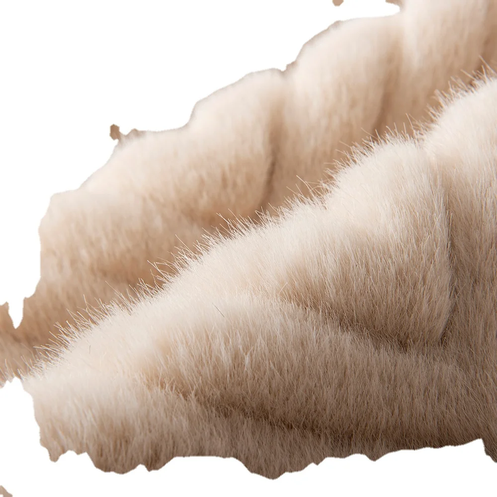 Xiaomi mink 100% polyesterFor sexy ladys clothhigh quality popular wholesale faux fur Hot Selling