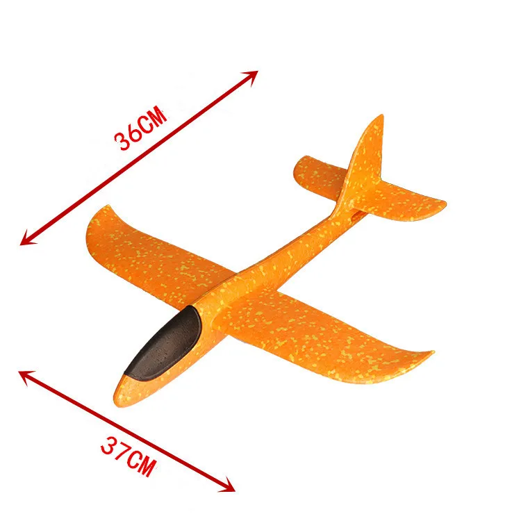 36CM EPP Foam Hand Throw Airplane Outdoor Launch Glider Plane Kids Gift Toy Light Interesting Toys Foam Plane