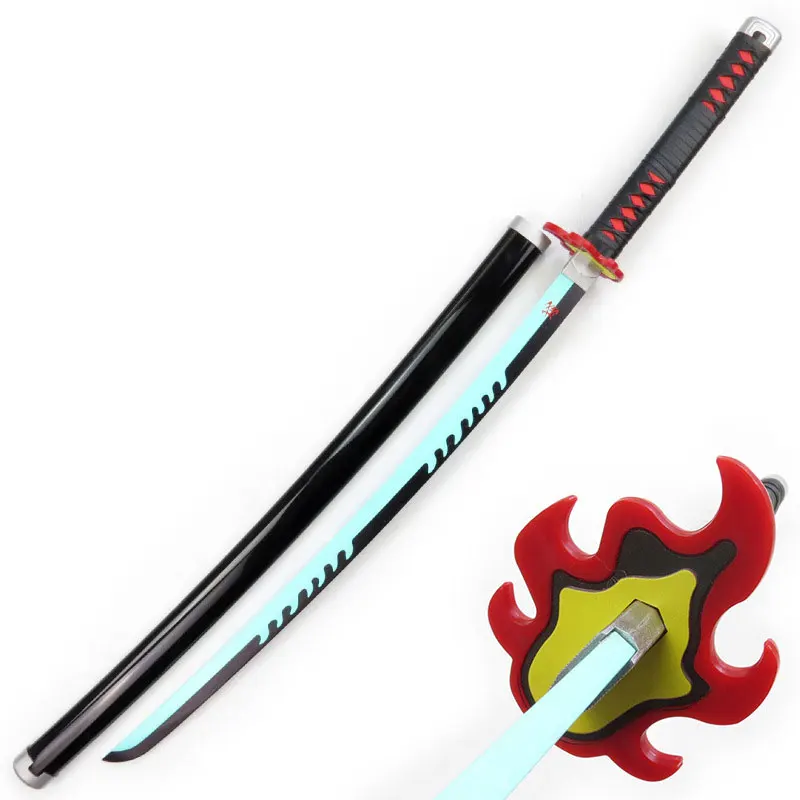Katana Sword Hot Sale Wooden Katana Demon Slayer Cosplay With Sword Holder Ornaments Demon Slayer Katana Swords