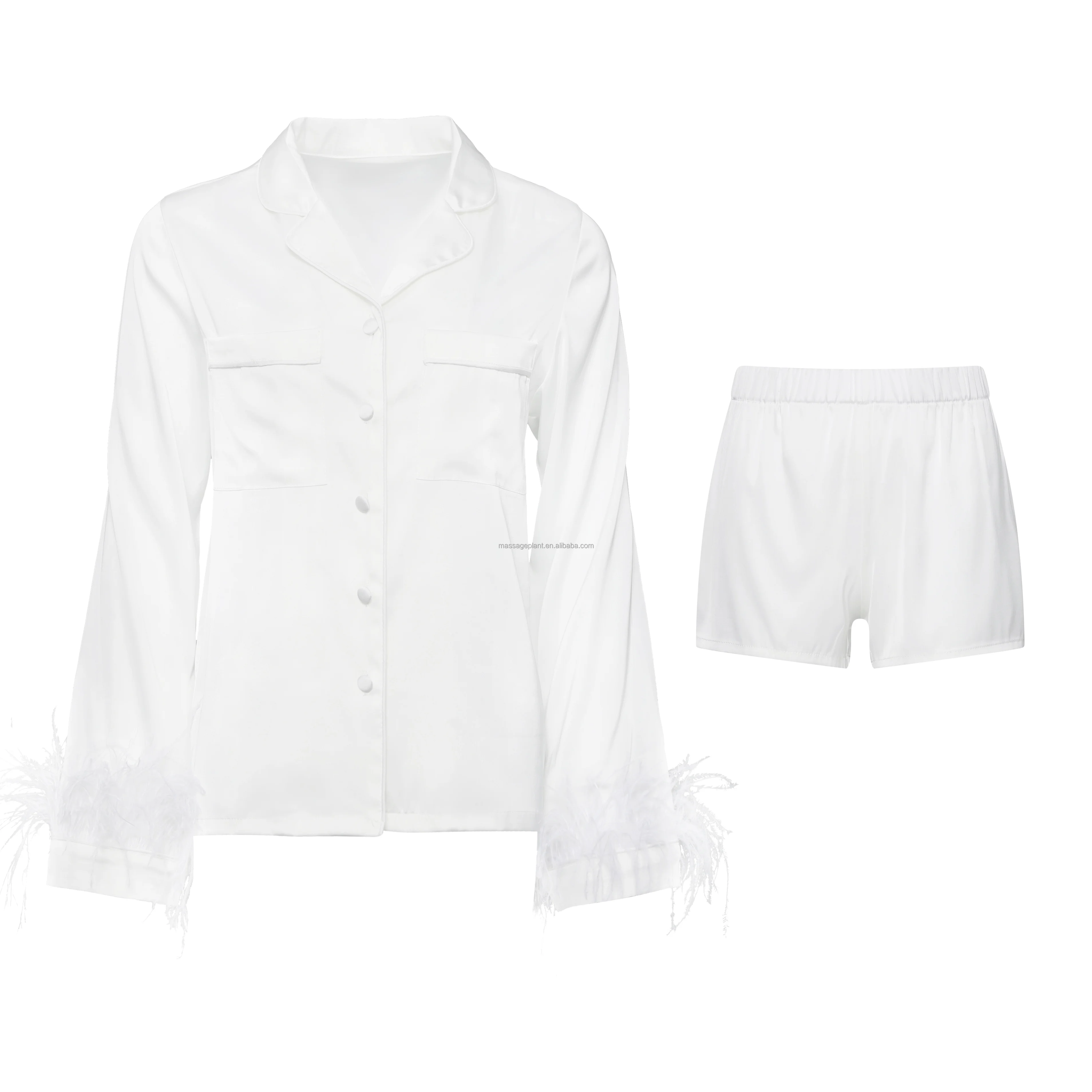 Softest Bridal Party Pajamas Wedding Sleepwear Bridesmaid Pyjamas Feather Bachelorette Party Gifts