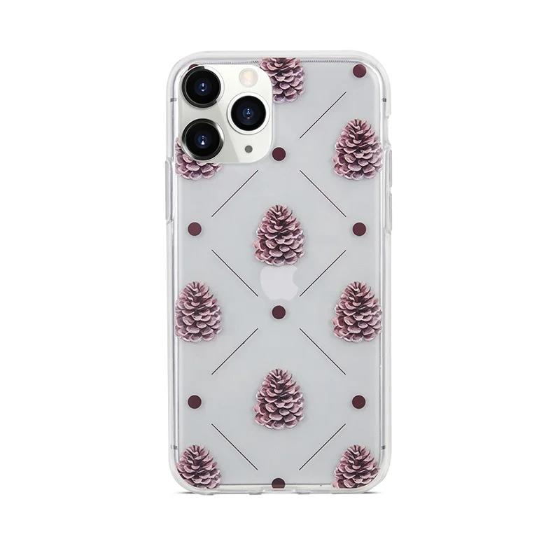 Fashion Custom OEM Color Printing Material Case Shockproof Transparent IMD Phone Case for iPhone 11