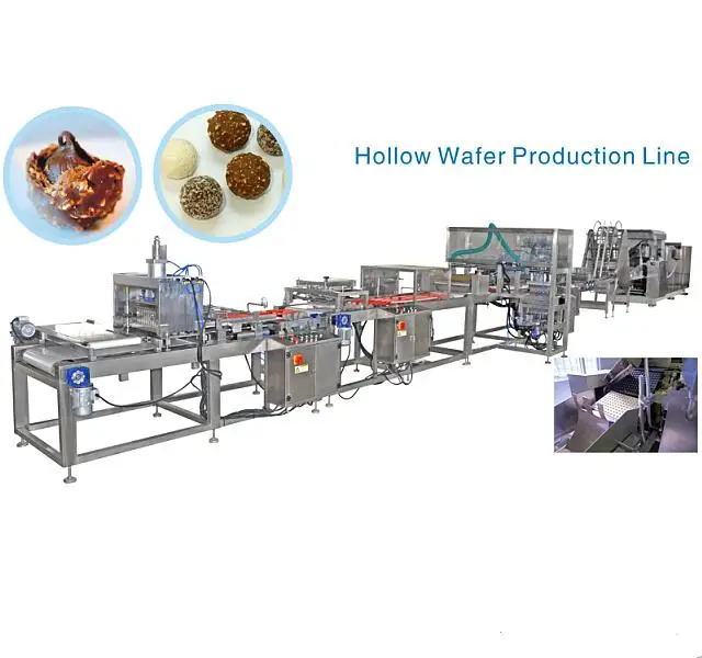 Automatic waffle chocolate machine/chocolate biscuit machine/chocolate wafer making machine