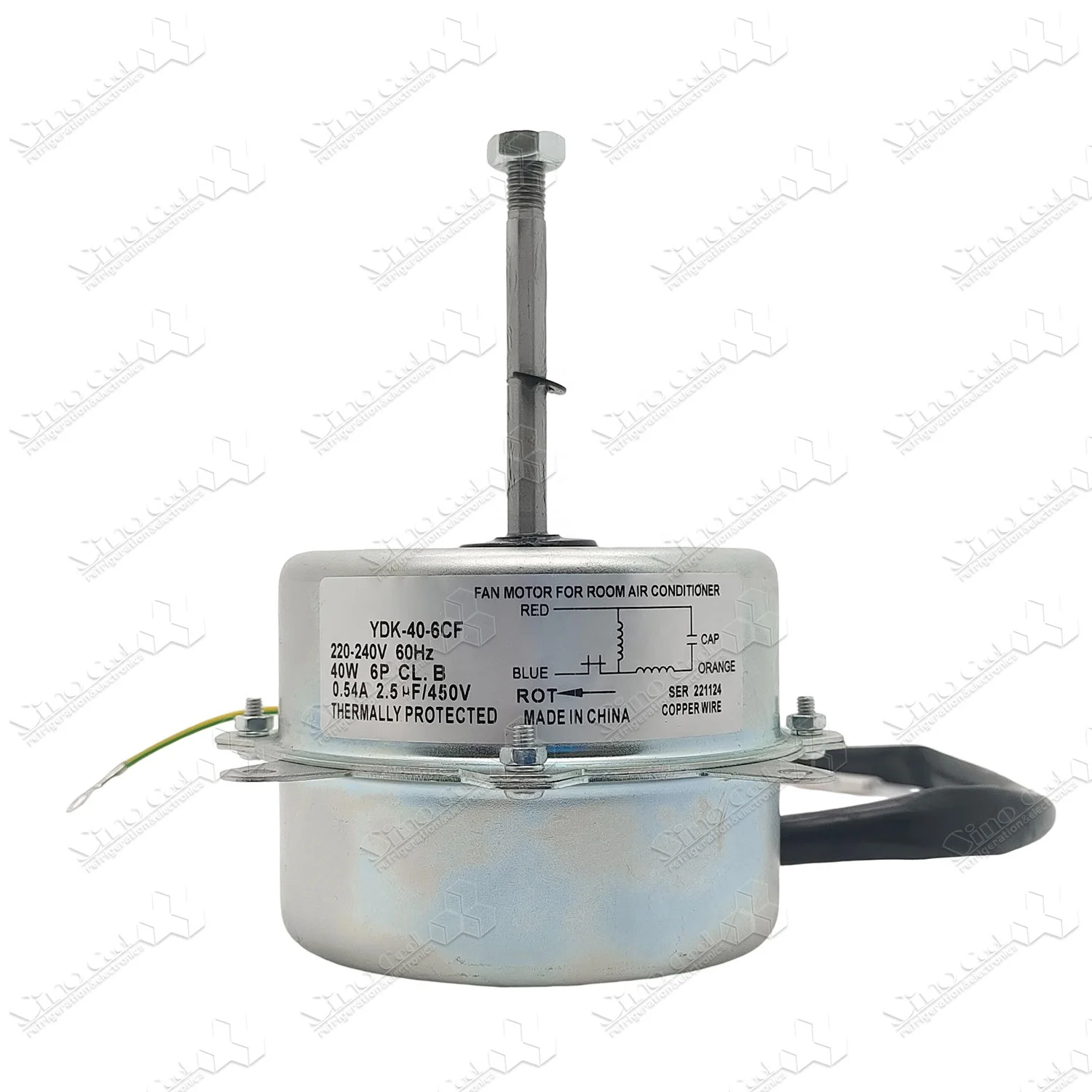 Sino cool YDK-40-6CF 220V 40W air conditioner ac fan motor ydk