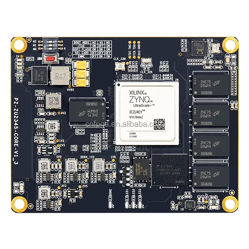 PuZhi PZ-ZU5EV-SOM Xilinx ZYNQ UltraScale XCZU5EV промышленный системный модуль FPGA 5EV основная плата с вентилятором погрузчика