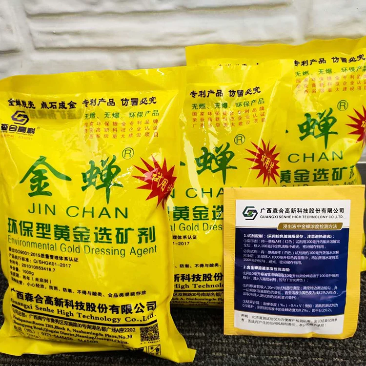 Eco friendly dressing gold leaching agent for gold extraction