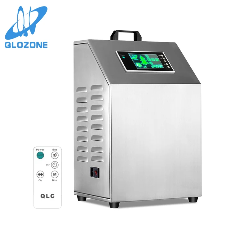 
10g Portable LCD Screen Ozone Generator Air Purifier Ozone Machine for Home Air Cooling Water with Good Price QLA-10G-D QLOZONE 
