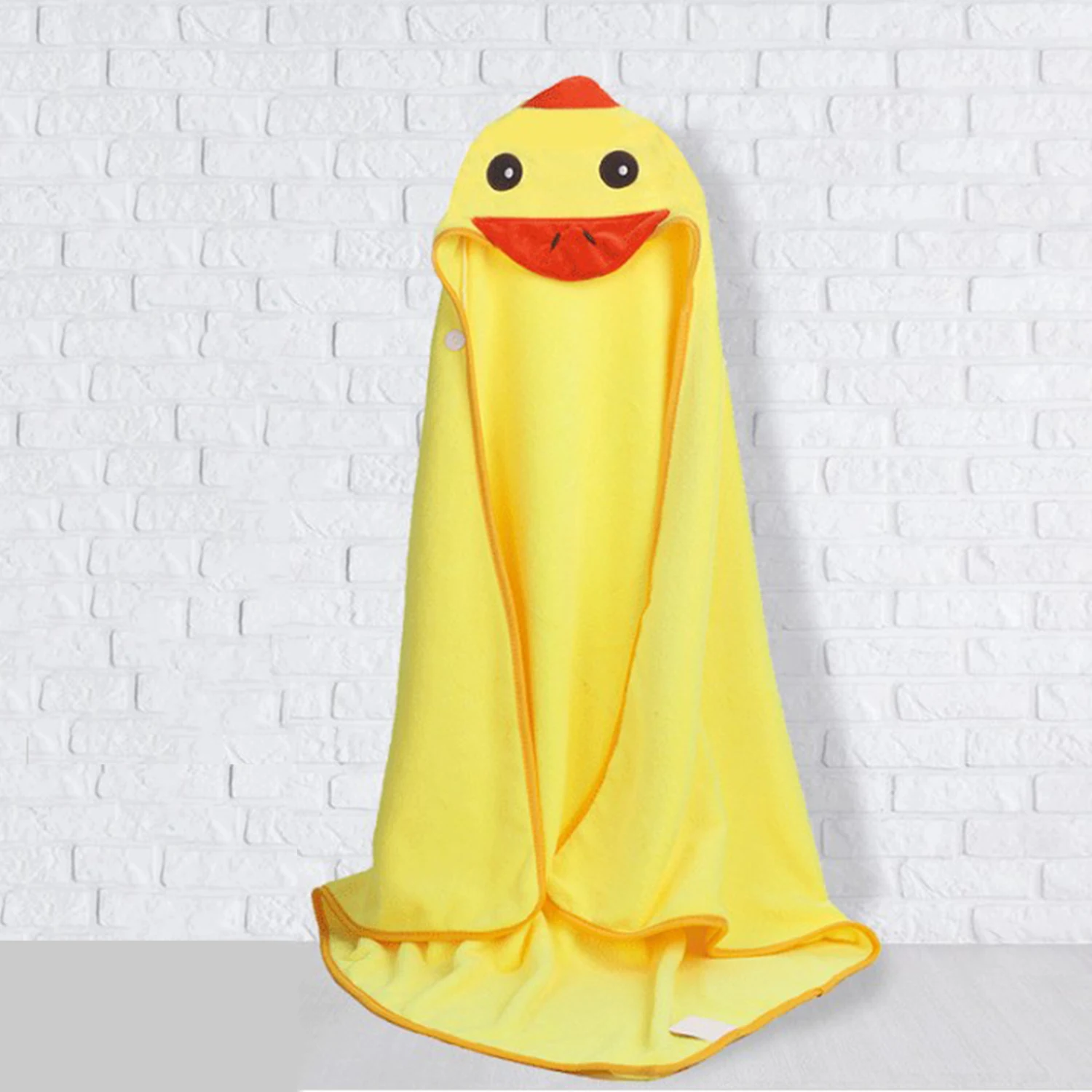 cute animal microfiber baby poncho bathrobe hooded towel custom