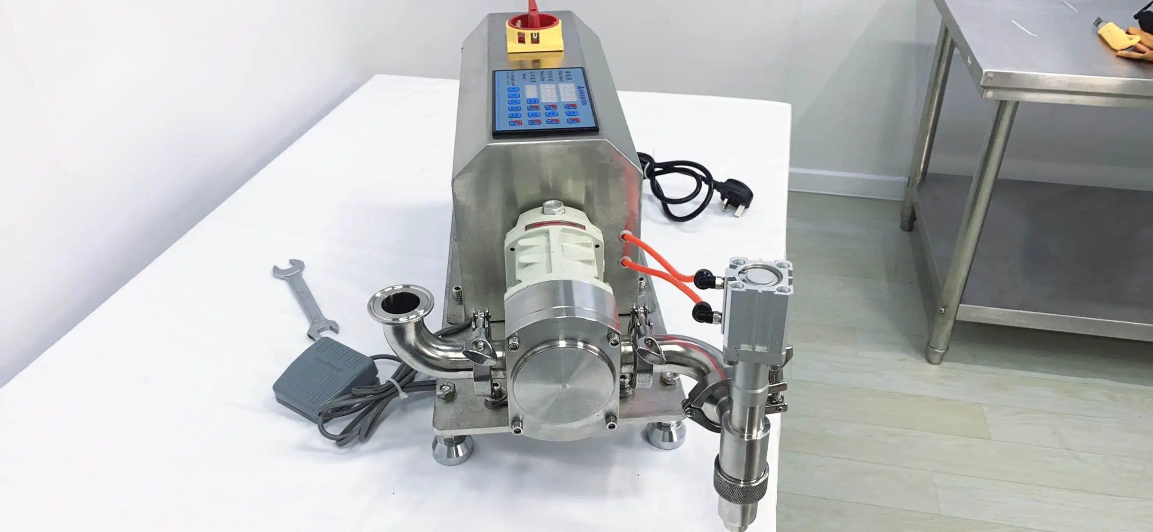 1HP high viscosity chocolate/syrup Lobe Pump Sanitary Stainless Steel Rotary Lobe Pump