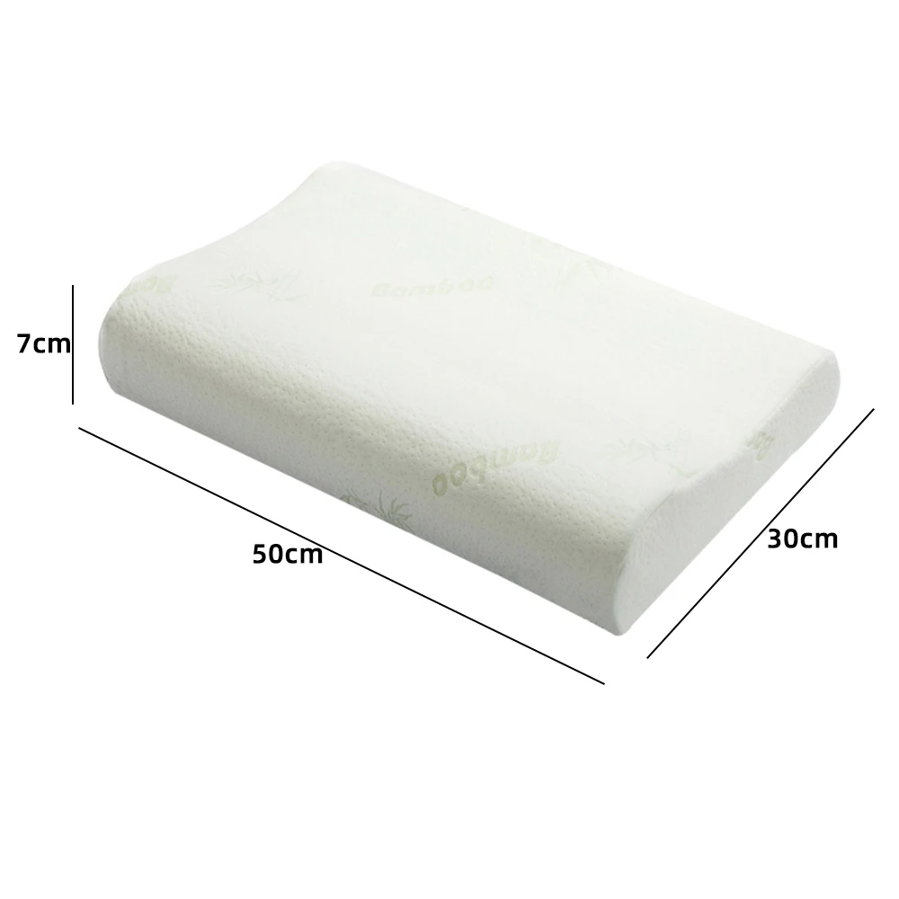 orthopedic Memory foam pillow for adult sleeping neck pillow contour memory foam pillow for neck pain relief with  Bamboo cover