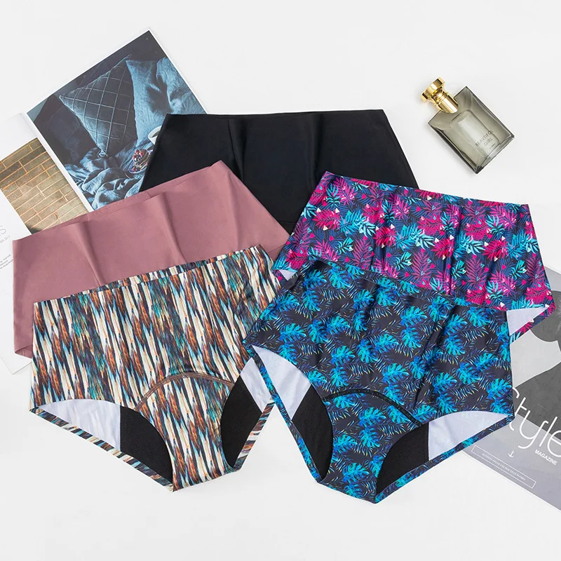 Уровень 7772 оптом женские трусы 4 четыре слоя поглощать периода трусики герметичные практические функциональное нижнее белье