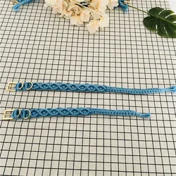 Wholesales Customized adjustable Macrame dog collar Luxury Custom Color Macrame Hand Woven dog collars