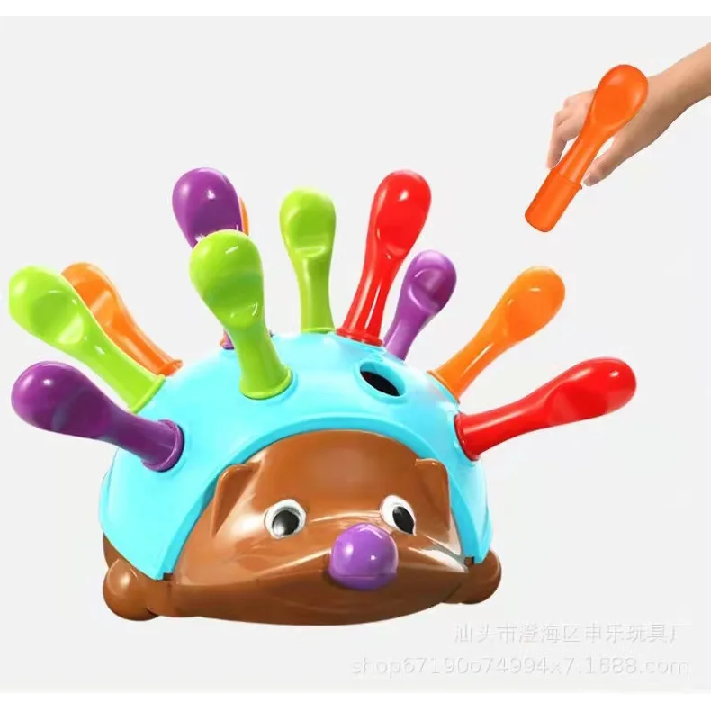 Montessori Game Hedgehog Fine Motor Early Math Learning Educational Toy Montessori Toys Education