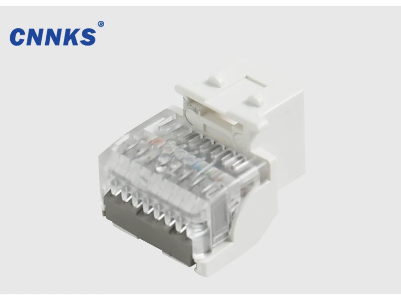 Hot sales cat5e rj45 rj11 utp female keystone jack network module