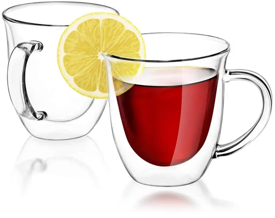 Double Wall Insulated Borosilicate Glasses Glass  Coffee Glass Tea Cup  Mug Espresso Cups