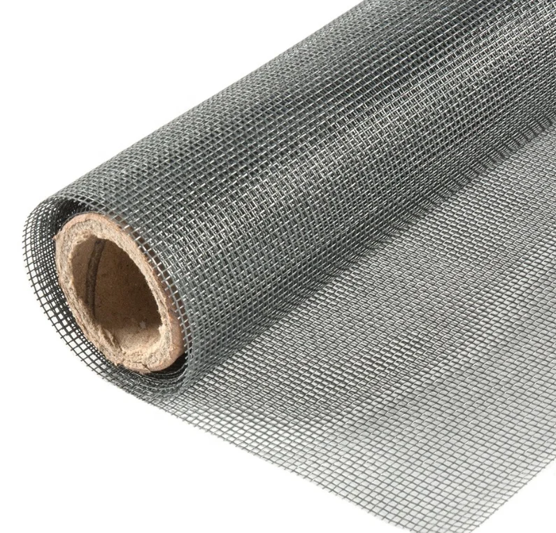 Retractable Insect Screen Window 1.5mX16m Stainless Steel Wire Mesh Square Opening Diamond Mesh Window Screen