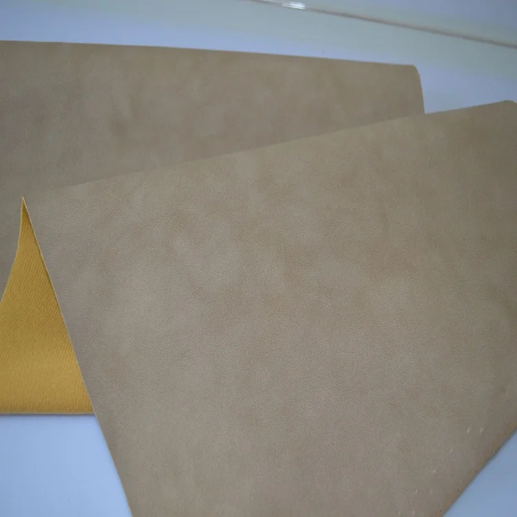 High Quality Wholesale Custom Cheap cowhide leather fabric china microfiber artificial supplier The most competitive price