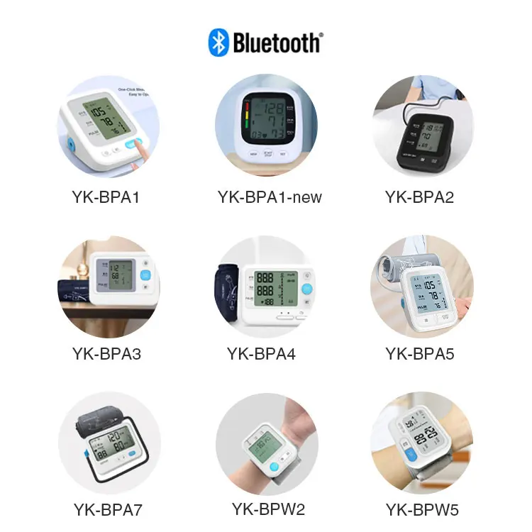 Yonker heart rate digital automatic bp machine upper arm sphygmomanometer smart voice bp monitor blood pressure