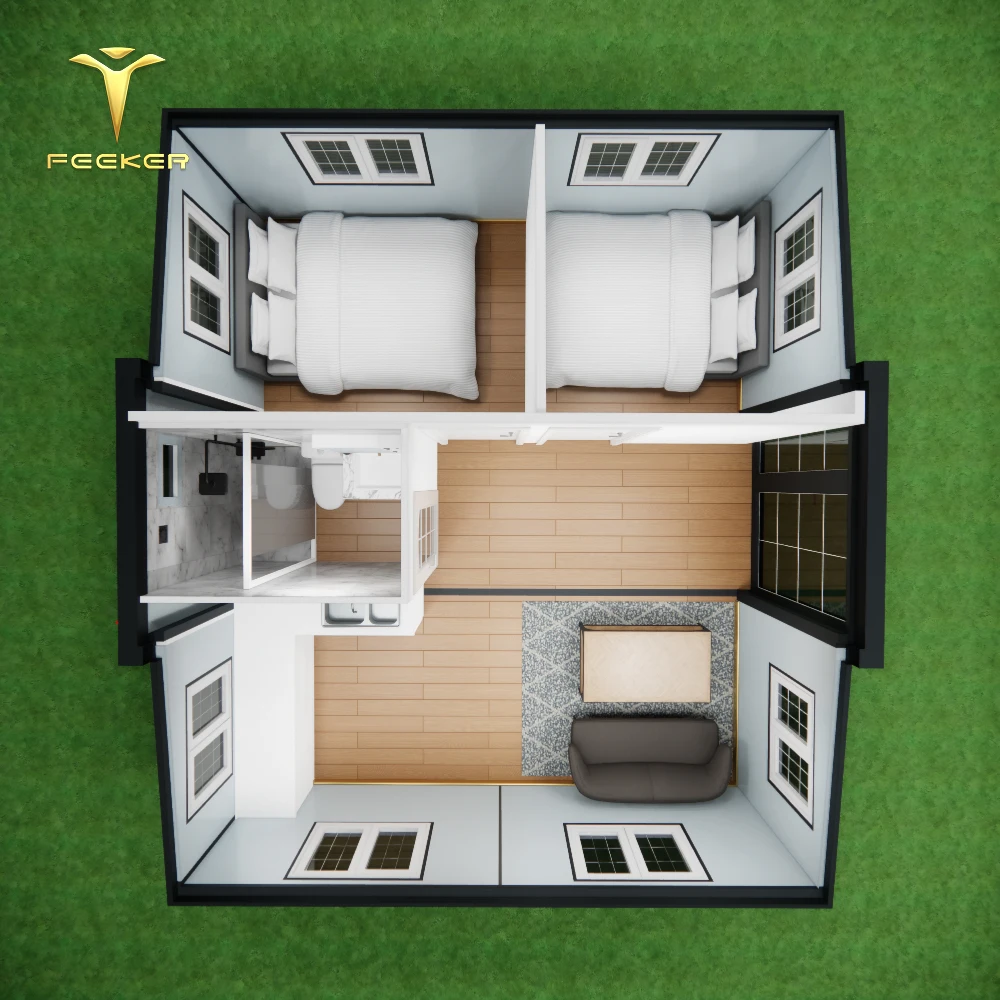 Высокий стальной каркас 40 футов 20 дом расширяемый цена роскошный современный контейнер модульные передвижные умные сборные дома