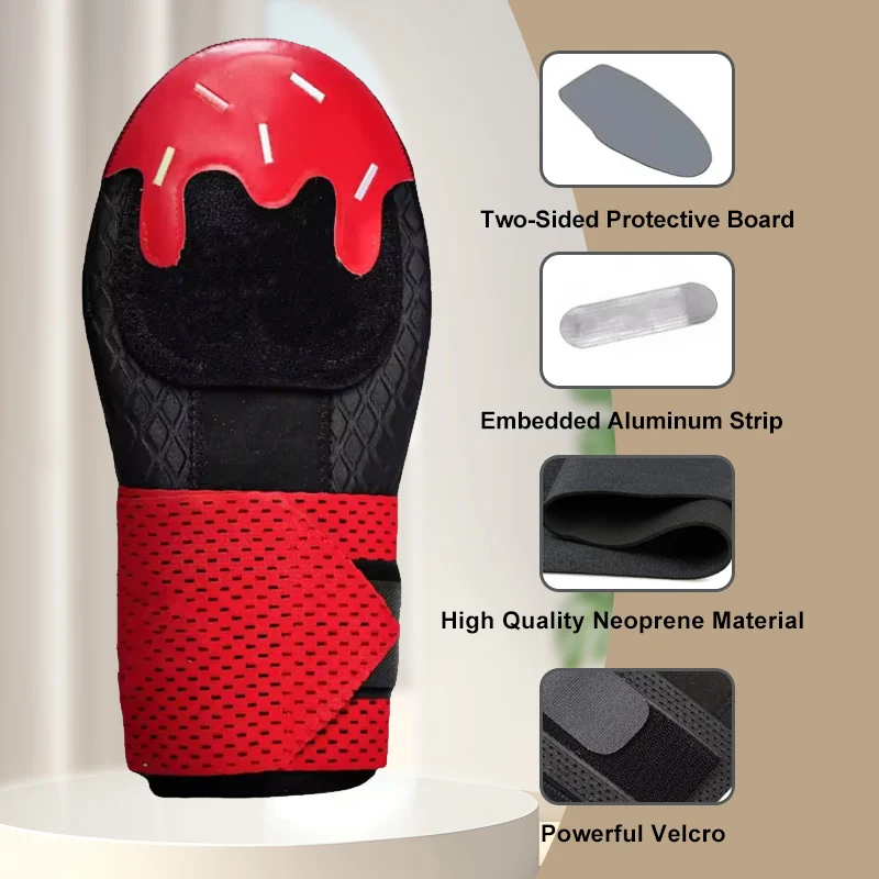 Custom Logo Design Kid Youth Adult Neoprene Sliding Glove Universal Right Left Hand Protection Baseball Ice Cream Sliding Mitt