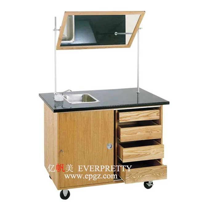 University Lab Biology Tables Wooden Laboratory Equipment Students Teacher Lab Table