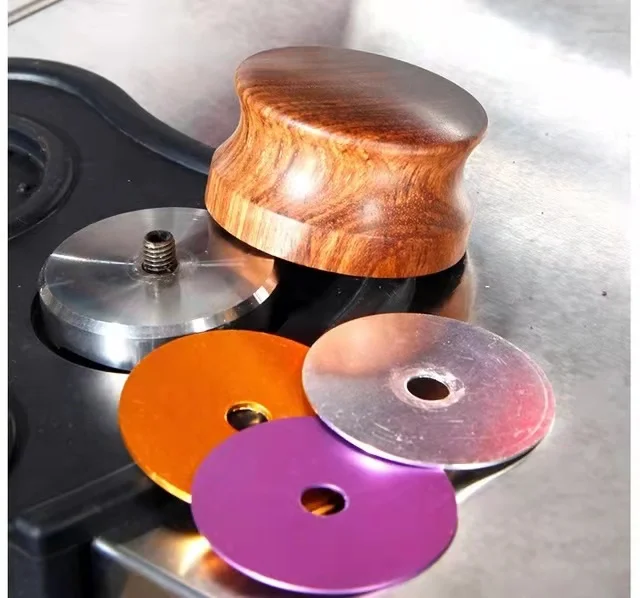 New Design Wooden Espresso Coffee Distributor Tamper