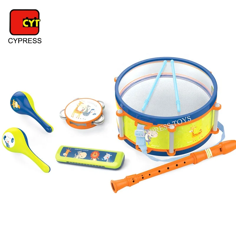 2020 New Style Cartoon Mini Baby Drum Set Musical Instruments