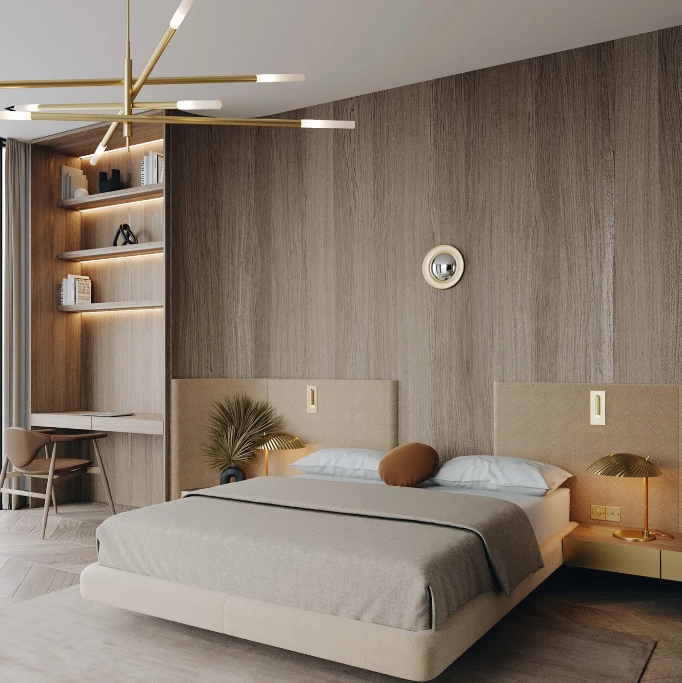 High Quality 5 Star Hotel Furniture Luxury Hotel Bedroom Furniture Bedroom Set Modern King Size Bedroom Set