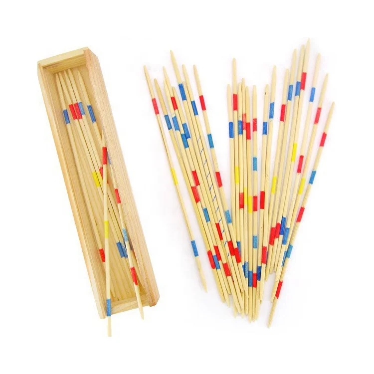 Wooden Mikado Pick Up Sticks Game Set