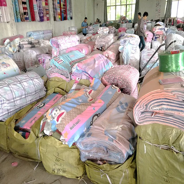 
Manufacturer cheap bedding sheet width 2.3 meters home textile fabric wool printing tie-dye cloth 