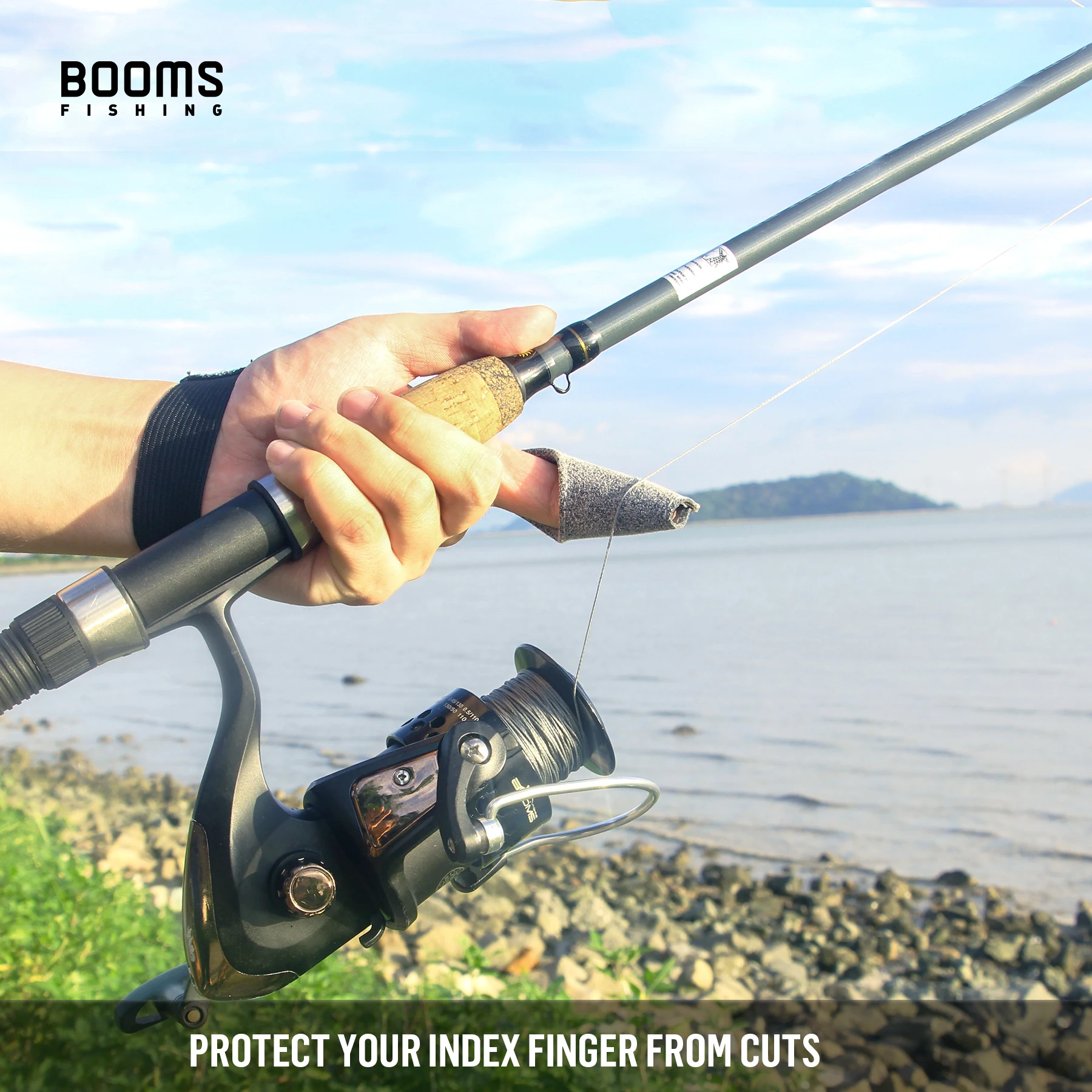 Booms Fishing FG1 рыболовные кастинговые Нескользящие дышащие перчатки с защитой для пальцев ловли