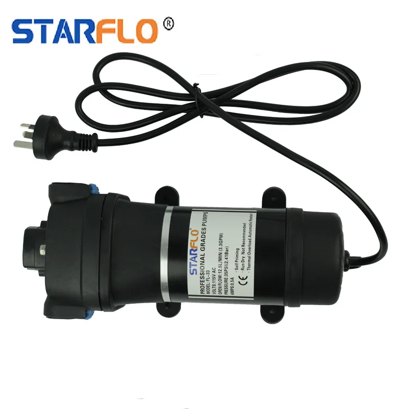 STARFLO 115 В AC 12.5LPM 35PSI усилитель постоянного тока насос с сертификацией CE устойчивый мембранный для химических реагентов