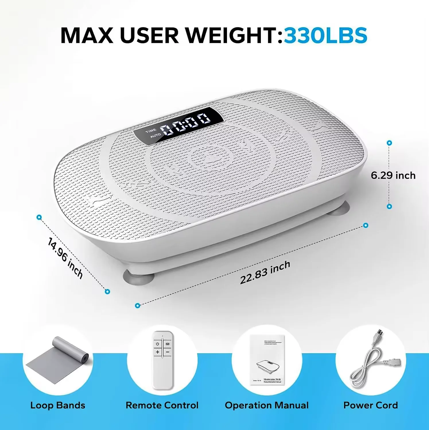 2024 Best Selling Crazy Fitness Massage Vibration Plate Exercise Machine with Motor Speed Control for Loss Weight