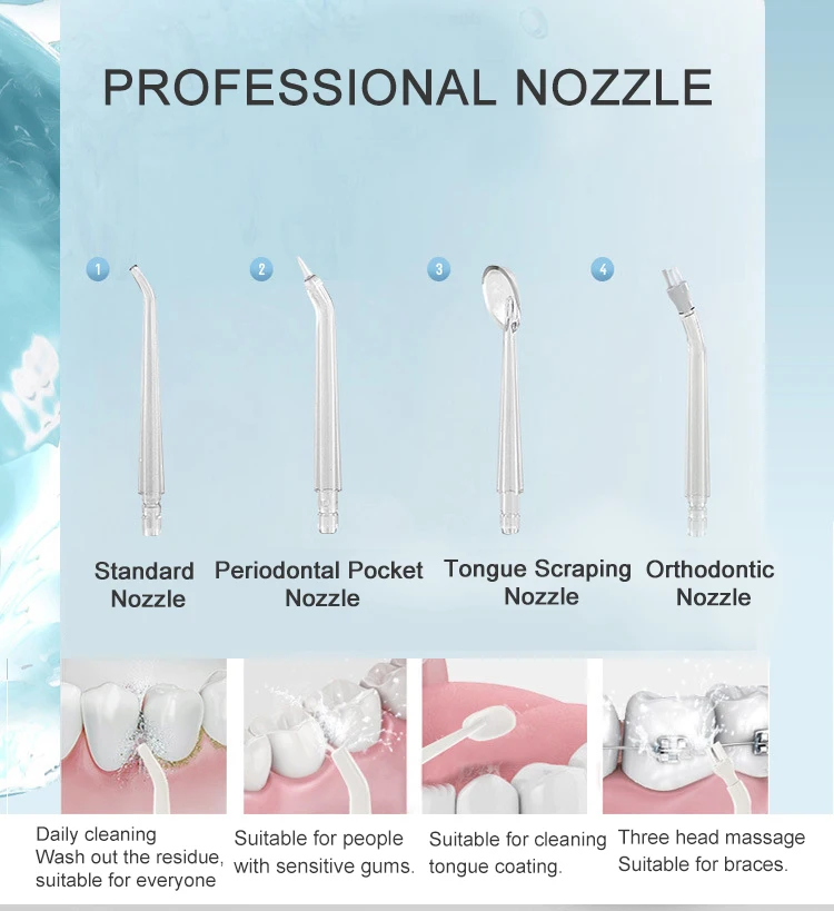 Hot Sales Dropshipping Cordless Electric Usb Rechargeable Mini Portable Water Flosser