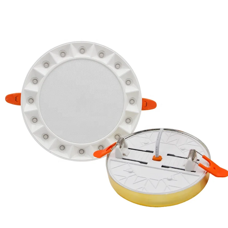 Round Color Changing led light panel 6+6w 12+12w 24+20w Surface wall mounted led panel light