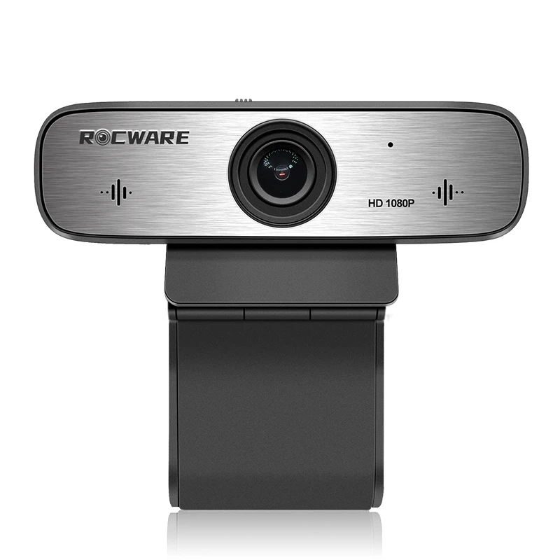 Rocware 1080P usb ptz камера с микрофоном 90 градусов Автофокус FHD красота вещания видео конференции веб-камера