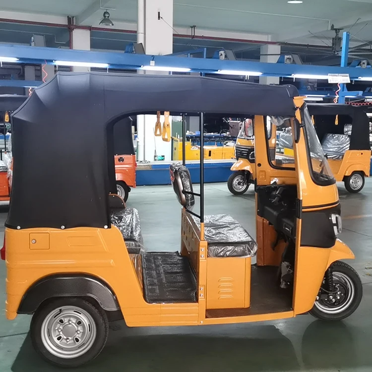 Motorized Tricycles Three Wheeler Motorcycle Auto Rickshaw Gasoline Tuk Tuk Petrol for Passenger