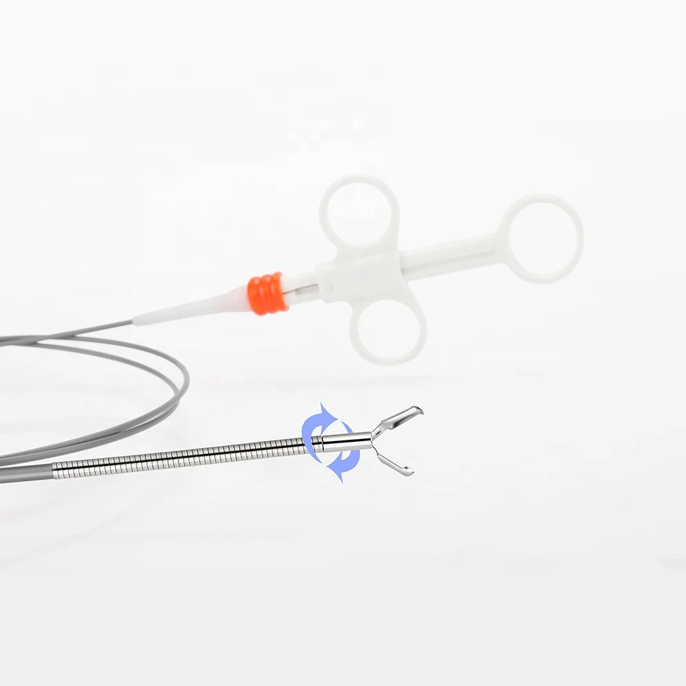 Endoscopy Disposable Hemoclip, Endoscopic soft tissue clamp for gastrointestinal bleeding, hemostatic clips