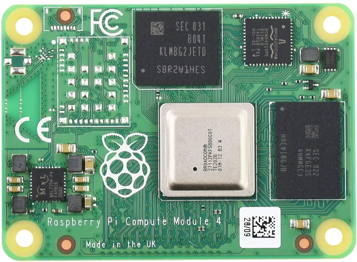 Raspberry Pi вычислительный модуль 4 1 ГБ ОЗУ 8 ГБ eMMC CM4001008 без Wifi