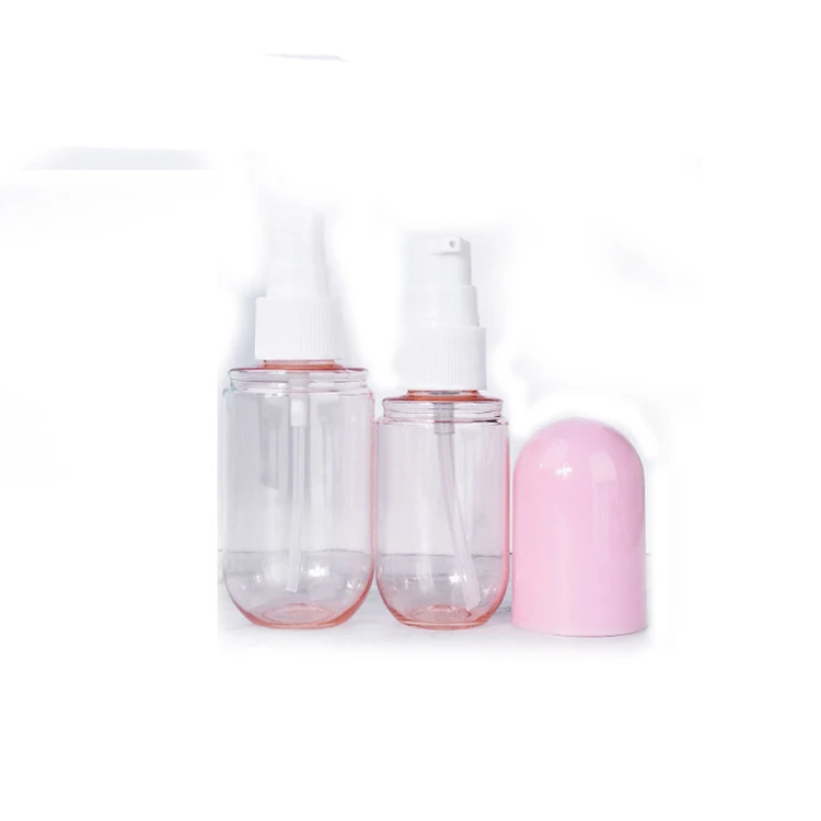 March New Design Hair Mist Spray Bottle Capsule Shaped Empty Plastic Pill Cream Lotion PET Sprayer Cosmetic Packaging For Serum