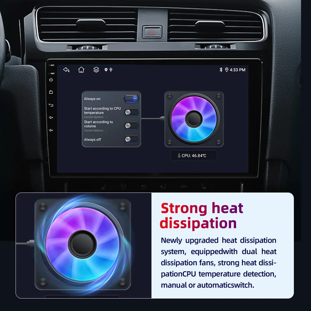 4K Resolution Cross-Load Car Navigation System Full Netcom Wireless CarPlay Large Android Auto Screen All-in-One 4G Machine USB