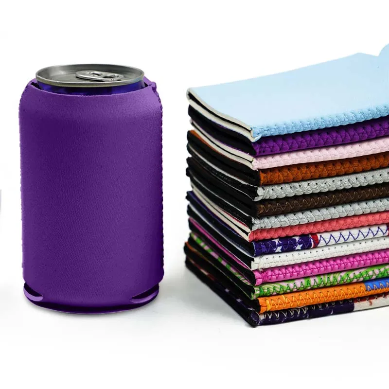 Custom Oem Neoprene 330ml Stubby Sleeve Holder Can Cooler Beer Drink Coffee Cup Bottle Sleeve With Sublimation Printed Logo