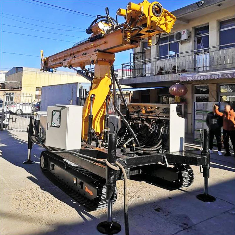 Horizontal Pipe Jacking Auger Boring Machine Jet Grouting Pile Anchor Drilling Rig