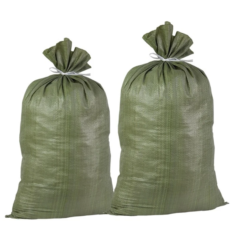 Wholesale Empty 25kg 50kg Plastic Packaging Bags PP Woven Flour Corn Maize Grain Rice Seed Feed Polypropylene Bag