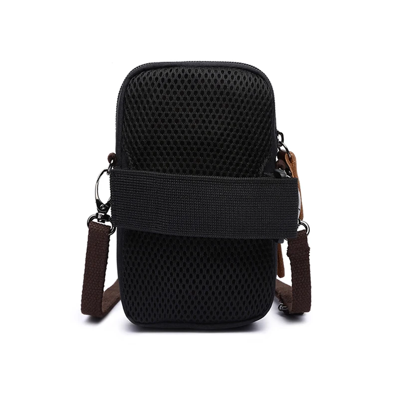 Portable clutch arm bag gray green multifunction cheap mini mobile phone sling cross body bags