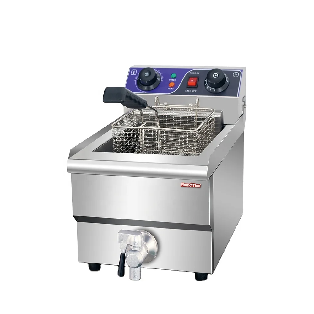 Double-Tank Table Top Deep Fryer Electric Commercial Kitchen Equipment  Fryer