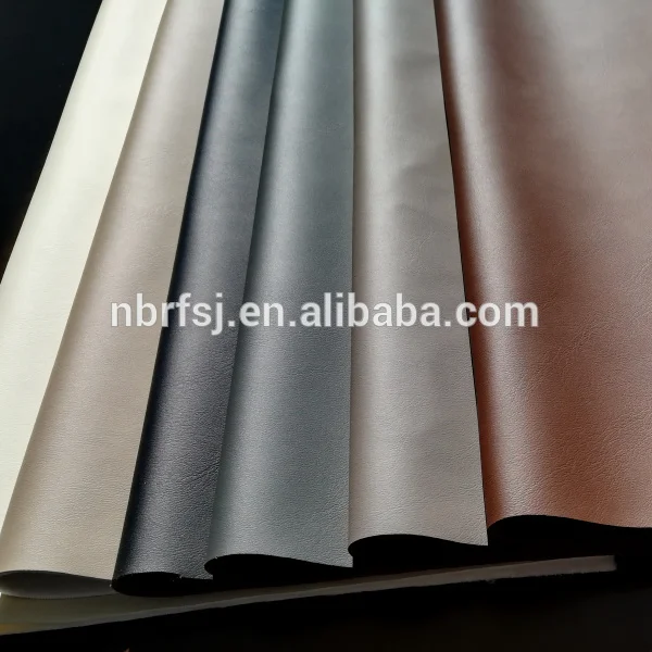 China Suppliers Eco Friendly PU Vegan Leather Fabric  for Sofa Bed Upholstery Car Interior