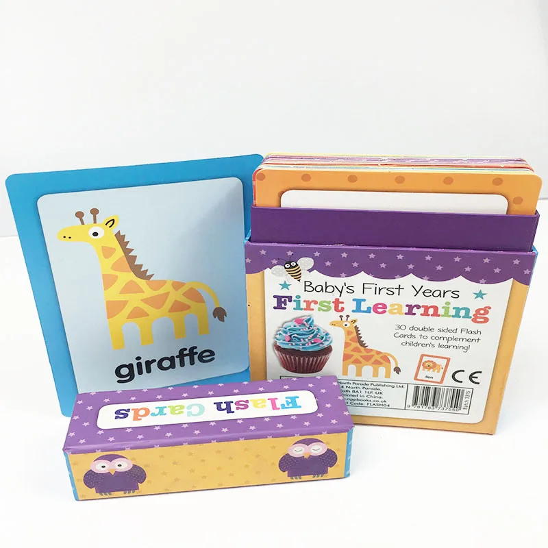 Custom Oem Wholesale Cheap Price Flashcard Game Educational Learning Flash Cards Printing