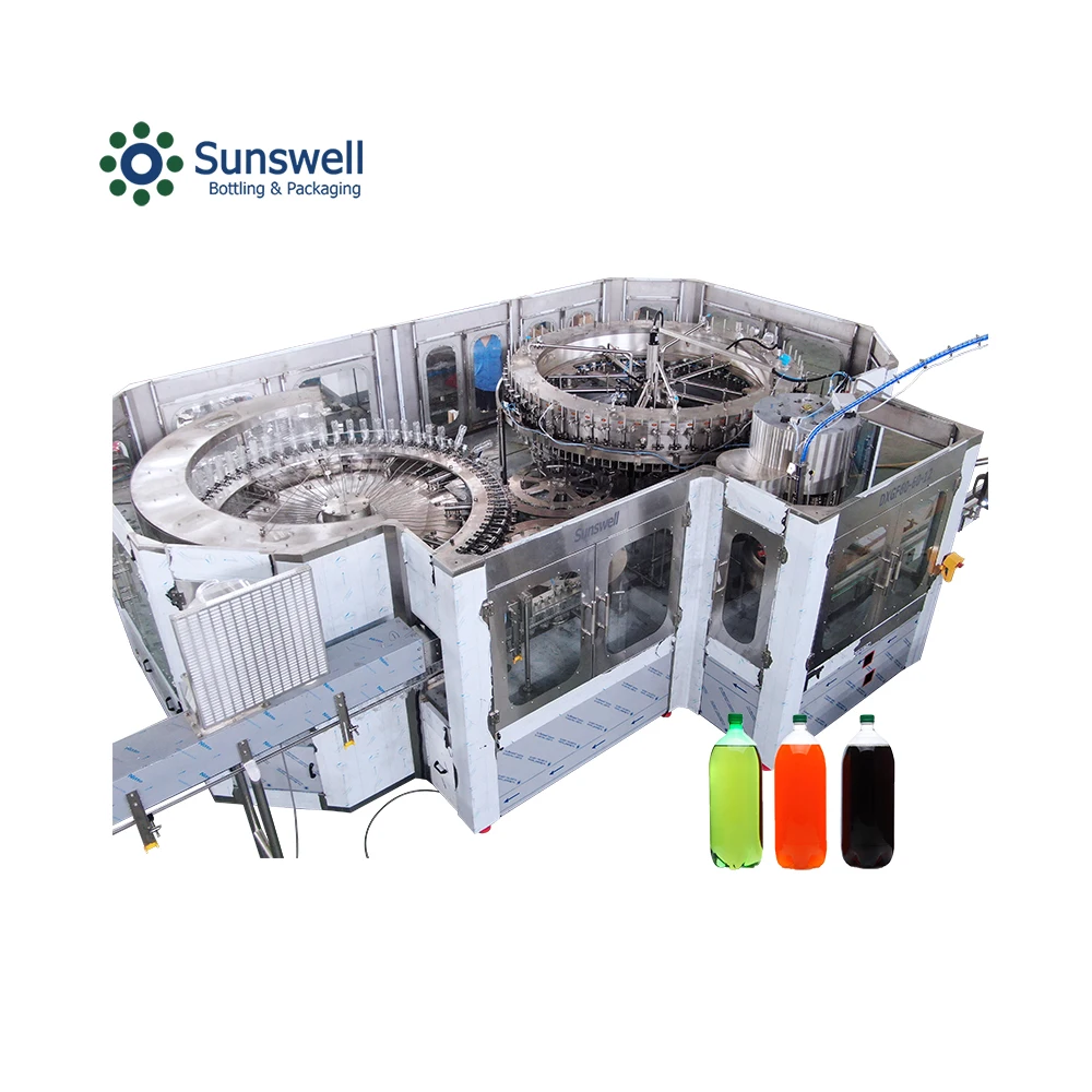 Soda beverage soft energy drink making bottling automatic filling machine
