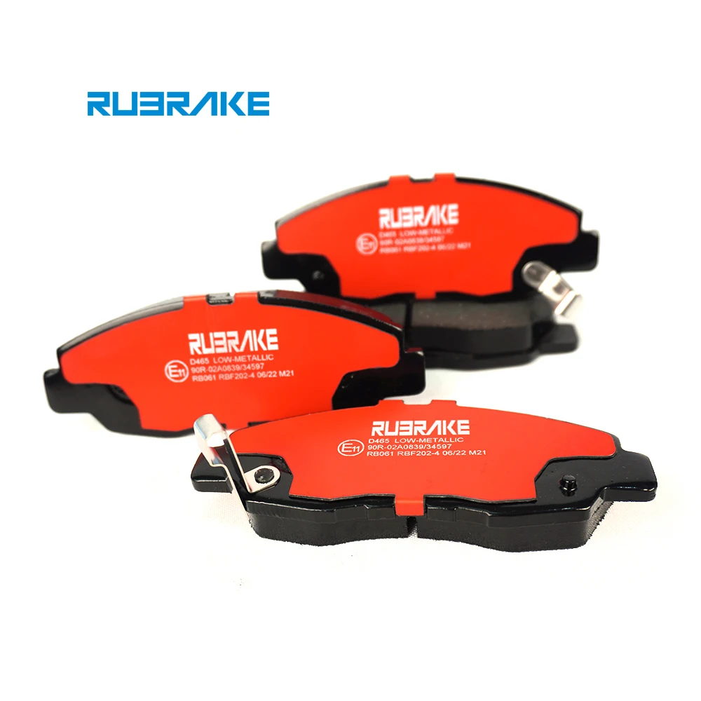 RUBRAKE D340 top quality ceramic brake pad for honda ACCORD IV ACCORD IV Coupe ACCORD V Coupe CIVIC VIII Saloon