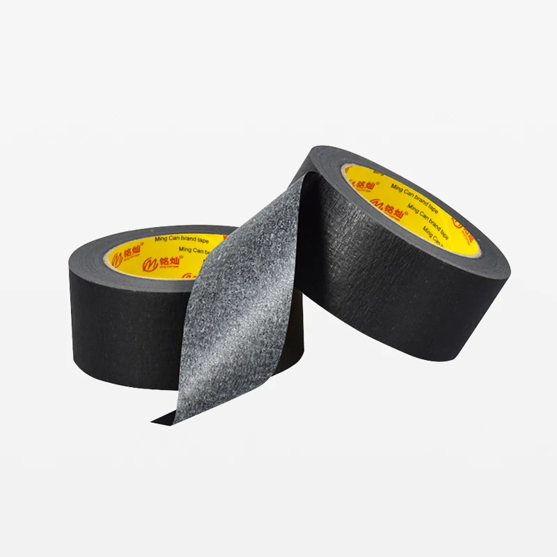 Painters Tape Crepe Paper Black Crepe Paper Masking Tape for Automotive Home Office Crafts DIY Art